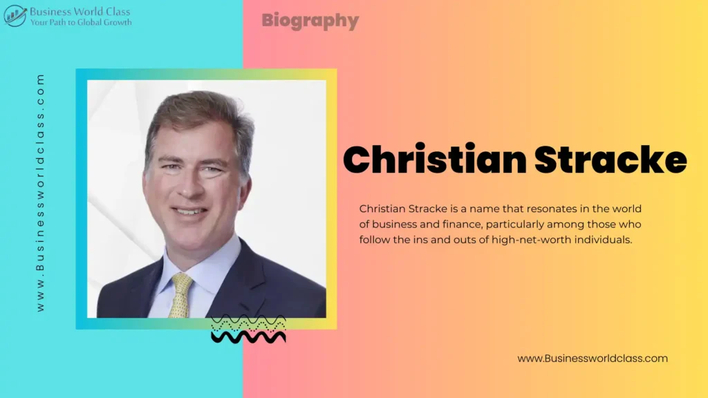 christian stracke net worth