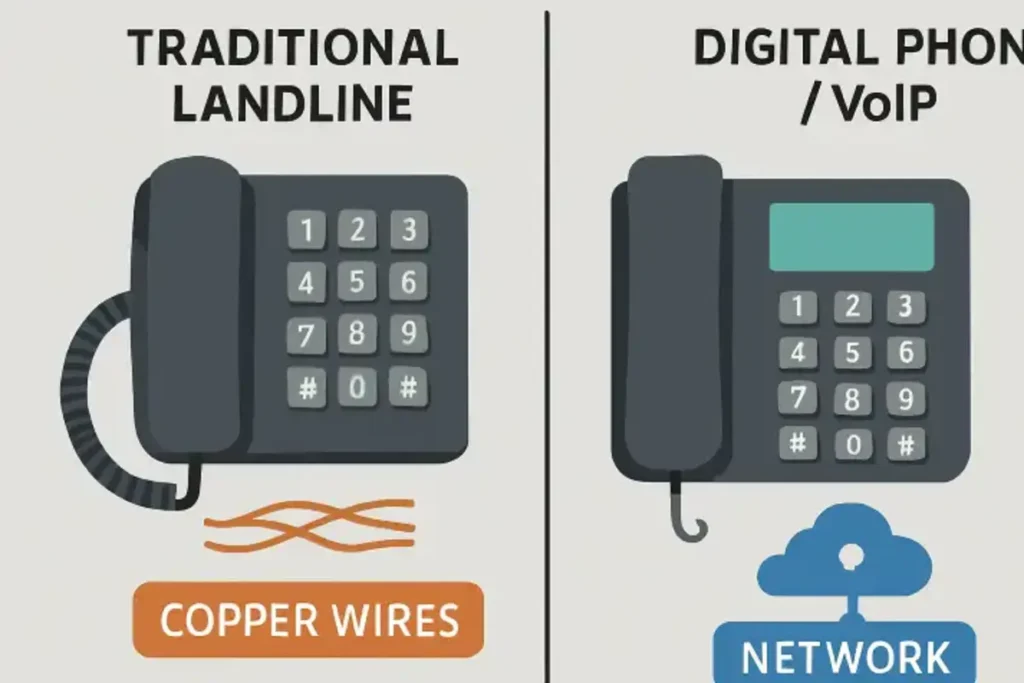 replace POTS lines