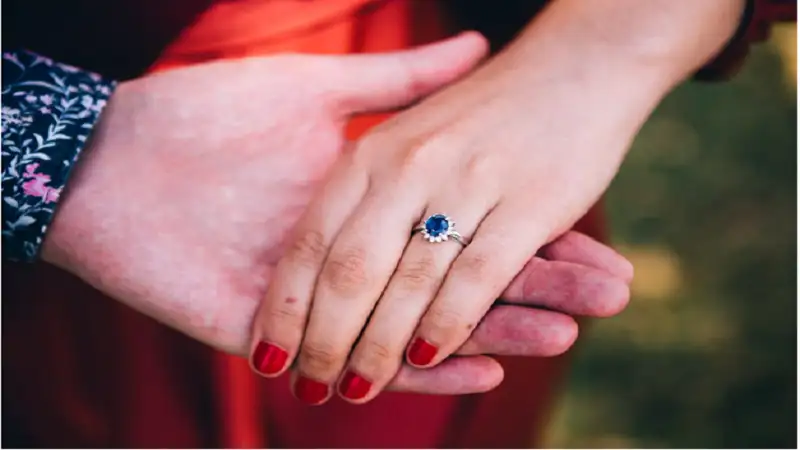 luxurious unique engagement rings