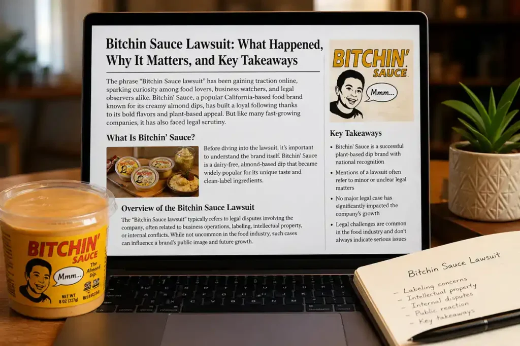 bitchin sauce lawsuit