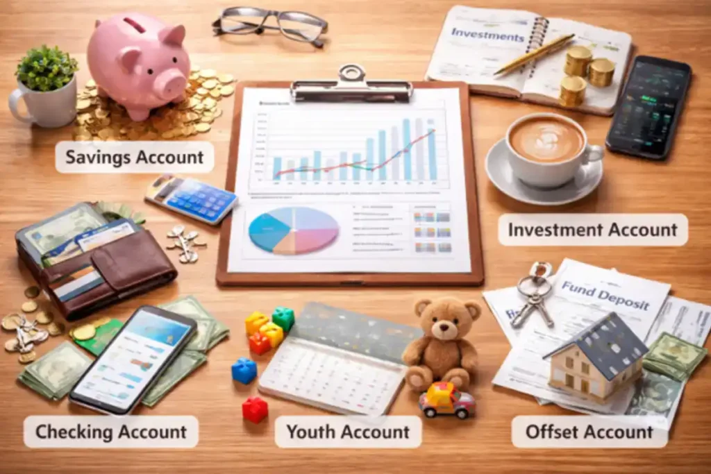 various types of bank accounts