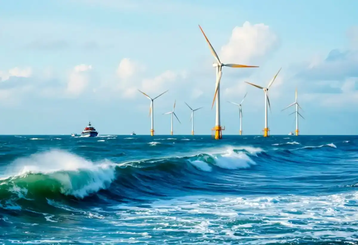 the world’s first commercial floating wind farm
